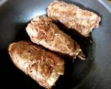 簡単♪えのきで肉巻きステーキ 薬味ソース作り方2写真