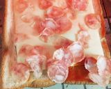 夏休み!ズボラピザトースト作り方2写真