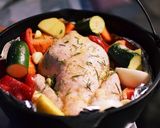 夏キャンプ！丸鶏と旬野菜のダッチオーブン作り方5写真