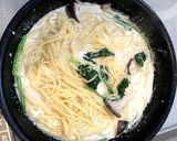 ほうれん草とエリンギのクリームパスタ作り方7写真