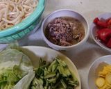 サバ缶でサラダうどん作り方1写真