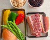 ポークと豆の煮込み作り方1写真