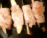 梅肉と茄子の豚肉巻き作り方4写真