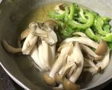 ゴーヤとしめじの味噌スープ作り方1写真