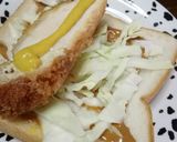 昨日のチキンカツでカツサンドの朝ご飯作り方4写真