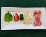 茹で豚しゃぶ 酢味噌だれ作り方1写真