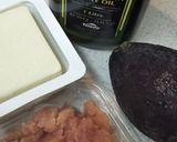 簡単おつまみ!アボカドと豆腐のたらこ和え作り方1写真