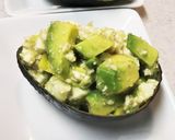 簡単おつまみ!アボカドと豆腐のたらこ和え作り方7写真