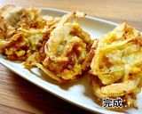 胸肉とコーンの野菜かき揚げ作り方8写真