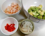 エビのアボカドサラダ★ポイントは貝柱缶作り方5写真