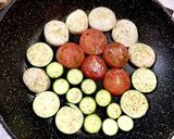 〜夏野菜のグリル☆豚ヒレの一口ステーキ〜作り方4写真