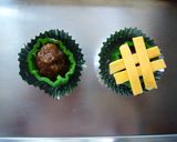 お弁当に♬ピーマンカップでミートボール作り方2写真