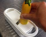 ズッキーニのピザトースト作り方1写真