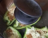 ☆ピリ辛肉味噌のせ♪パリパリ!ピーマン☆作り方2写真