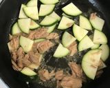 シーチキンと夏野菜の冷やし塩ラーメン☆作り方1写真