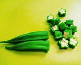 オクラの塩昆布和え☆作り方3写真
