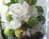 梅シロップ in ブルーベリー作り方6写真