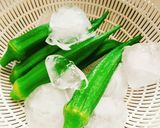 オクラの塩昆布和え☆作り方2写真