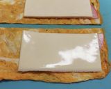 ハムチーズと大葉のくるくる卵焼き作り方3写真