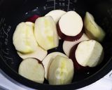 炊飯器で簡単！さつまいもと林檎の重ね煮作り方3写真