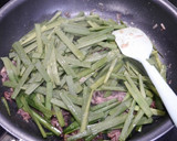 簡単！牛ニラのみょうがにんにく炒め作り方5写真