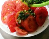 ＊トマトの甘い酸っぱいサラダ＊～夏作り方6写真