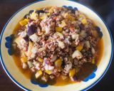 夏野菜の麻婆丼（豆腐のない麻婆豆腐）作り方4写真