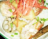 赤魚煮付け丼（血管ダイエット1385）作り方2写真