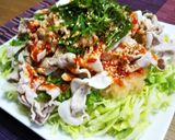 低糖質おつまみ♪豚しゃぶおろし和え作り方7写真