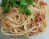 和風冷製パスタ　ツナ、大葉作り方3写真