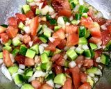 夏野菜の冷製パスタ 簡単 美味しい作り方2写真