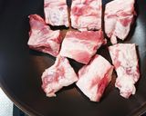 ☆フライパンで豚の角煮☆作り方1写真