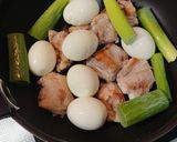 ☆フライパンで豚の角煮☆作り方6写真