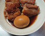 ☆フライパンで豚の角煮☆作り方9写真