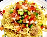 夏野菜の冷製パスタ 簡単 美味しい作り方7写真