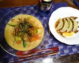キムチ炒めで冷やし麺作り方7写真