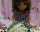 リカちゃんサイズ♡モツ鍋(味噌 豚)ꕤ*作り方2写真