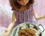 リカちゃんサイズ♡モツ鍋(味噌 豚)ꕤ*作り方6写真