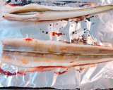 焼き穴子の押し寿司 タレとわさびで作り方3写真