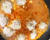 豚こまもやしつみれのトマトヨーグルト煮作り方18写真