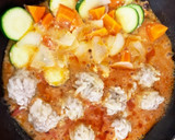 豚こまもやしつみれのトマトヨーグルト煮作り方19写真