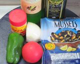 スペインのソフリトで冷凍ムール貝のパスタ作り方1写真