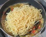 スペインのソフリトで冷凍ムール貝のパスタ作り方11写真