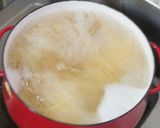 スペインのソフリトで冷凍ムール貝のパスタ作り方10写真