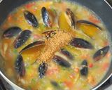 スペインのソフリトで冷凍ムール貝のパスタ作り方9写真