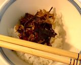 だし昆布リメイク！ご飯の友♪おにぎりに作り方5写真
