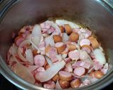 人参とジャガイモのスープそうめん作り方4写真
