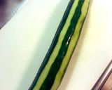 巨大きゅうりの梅煮作り方1写真