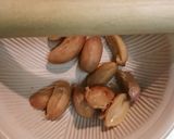 イカそうめん落花生味噌ダレを素麺で作り方1写真