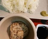 イカそうめん落花生味噌ダレを素麺で作り方4写真